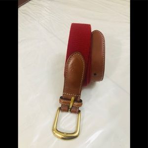 Mens Red Torino  belt